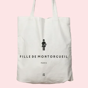 Sac sérigraphié - Fille de Montorgueil - Paris