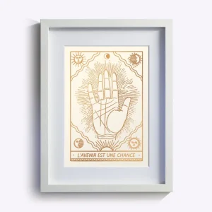 Affichette - L'avenir est une chance - Les Éditions du Paon