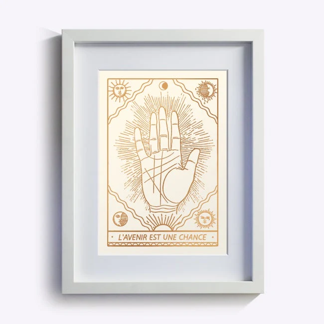 Affichette - L'avenir est une chance - Les Éditions du Paon