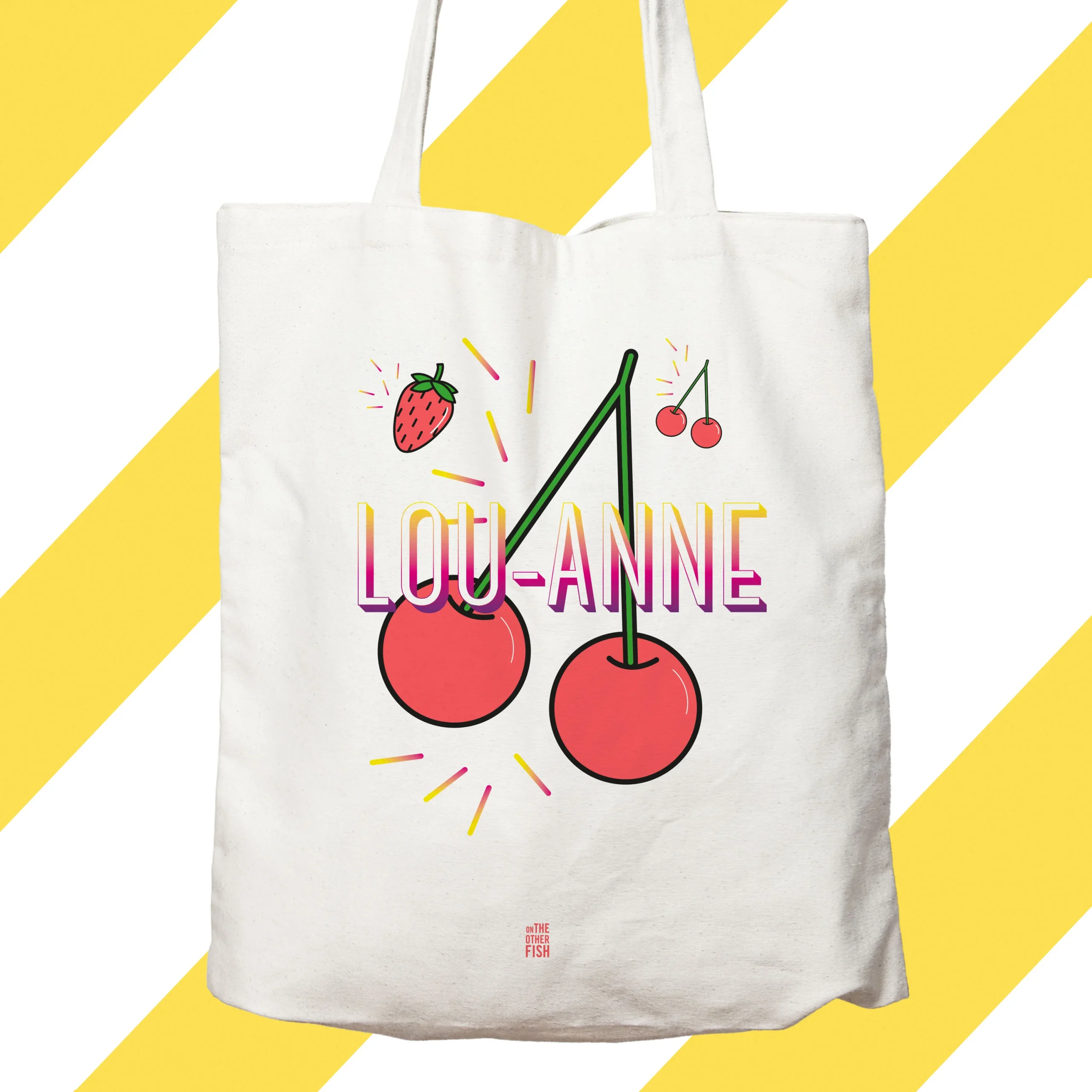 Sac à personnaliser -Cerise