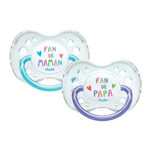 Lot de 2 sucettes anatomiques 18mois et + Dodie