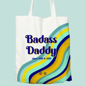 Sac à personnaliser - "Badass Daddy" en collaboration avec Julia Simon