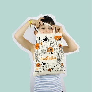 Mini Tote Bag à personnaliser - Halloween - Paris