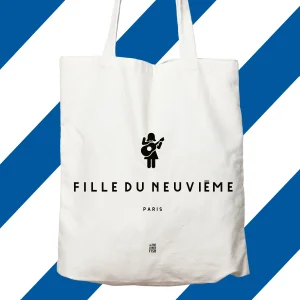 Sac sérigraphié - Fille du Neuvième - Paris