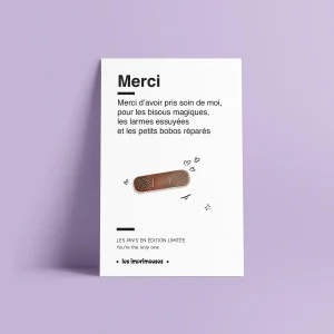 Pin's - Pansement - Merci Maîtresse