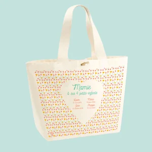 Sac Cabas à personnaliser - Mamie & ses petits enfants