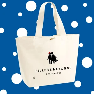 Sac Cabas à personnaliser -  Fille de Bayonne