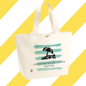 Sac Cabas à personnaliser -  Fille de Brignogan