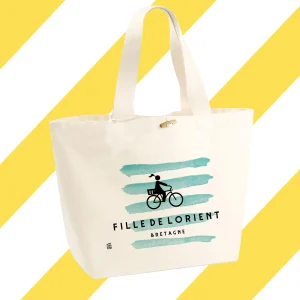 Sac Cabas à personnaliser -  Fille de Lorient