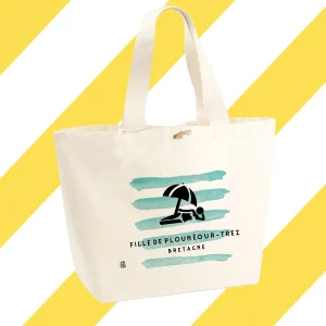 Sac Cabas à personnaliser -  Fille de Plounéour