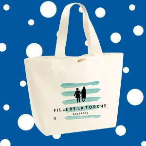 Sac Cabas à personnaliser -  Fille de la Torche