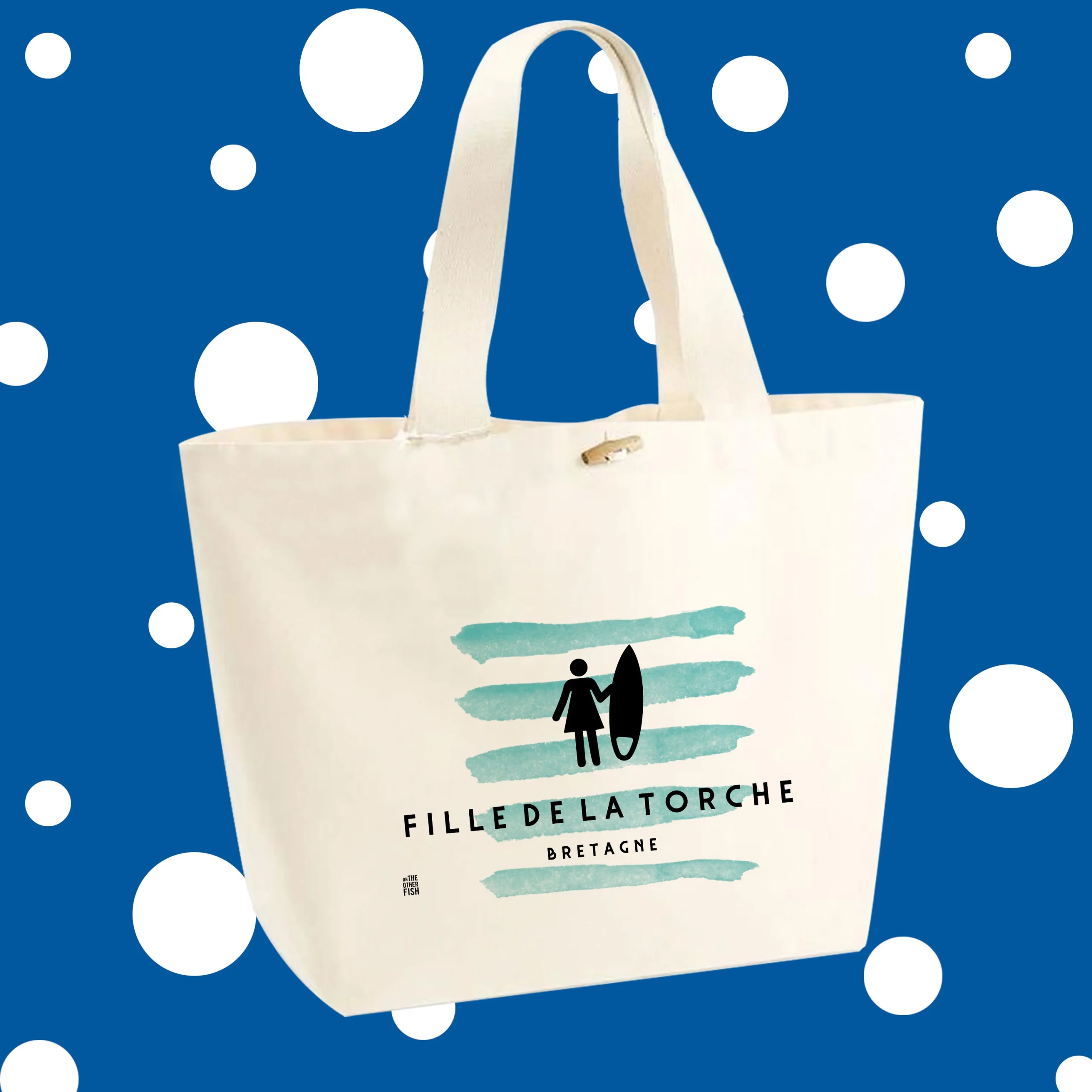 Sac Cabas à personnaliser - Fille de la Torche