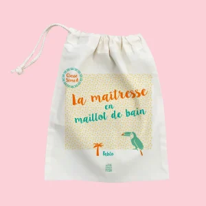 Pochette - La maîtresse en maillot de bain