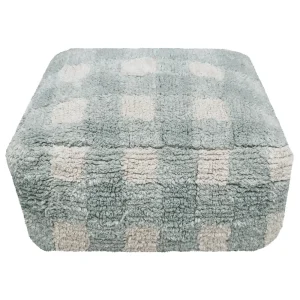 Lorenal Canals Pouf Vichy Bleu Sauge
