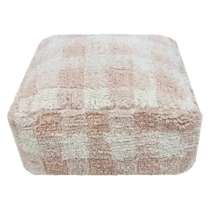 Pouf Lorenal Canals Vichy Rose