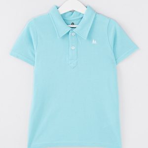 Polo bleu clair