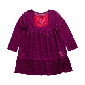 Robe Ethnic Boheme Violet