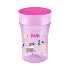Tasse d'apprentissage/Magic Cup 360° violet/rose 8mois et + Nuk