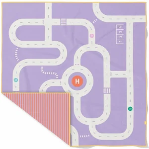 Quut - Serviette de jeu XL - 180x180cm - On The Road Lavande