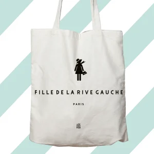 Sac sérigraphié - Fille de la rive gauche - Paris