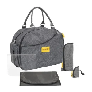 Sac à langer week-end gris de BADABULLE