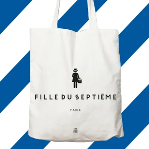 Sac sérigraphié - Fille du Septième - Paris