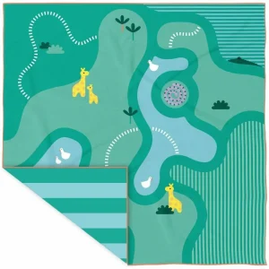 Quut - Serviette de jeu XL - 180x180cm - Safari