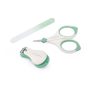 Kit /Set manucure bébé de 3 pièces :menthe , BABYONO