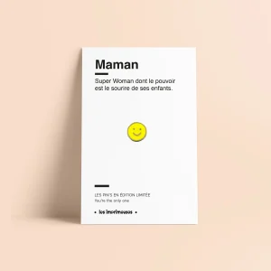Pin 's - Smiley fête des mères Maman