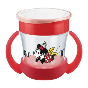 Tasse d'apprentissage mini magic cup rouge Minnie - NUK
