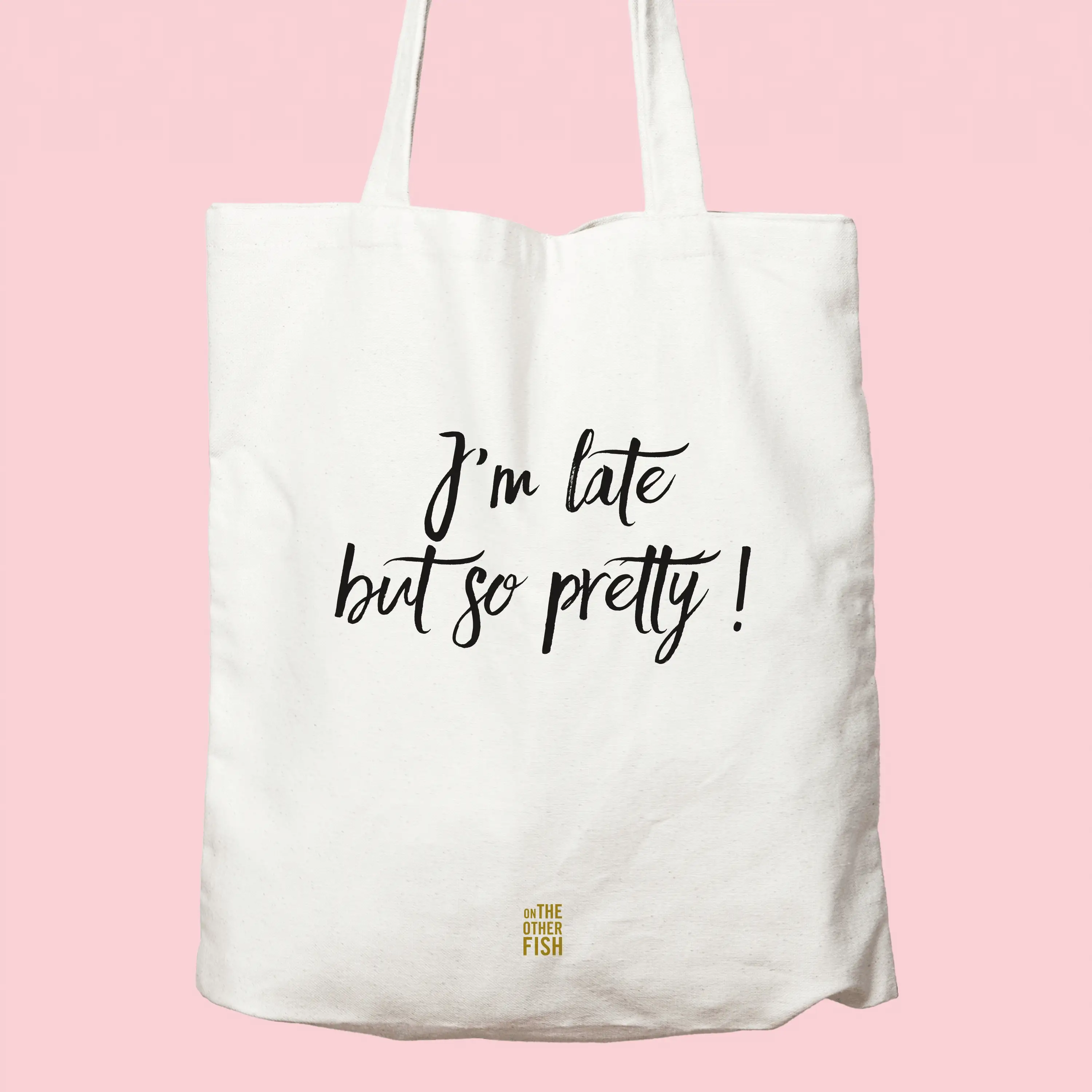 Sac à personnaliser - I'm late but so pretty