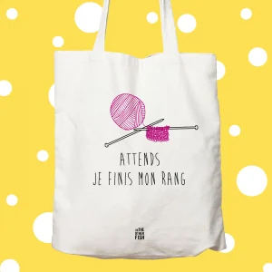 Sac à personnaliser - Attends je finis mon rang